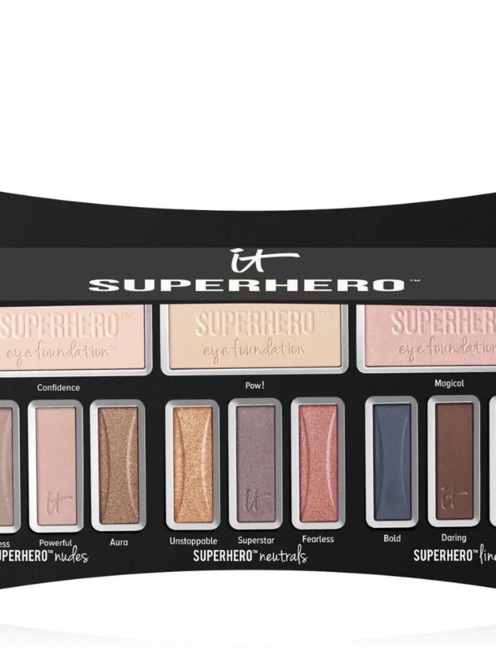 IT Cosmetics Superhero Eyeshadow Palette - Black case GUC